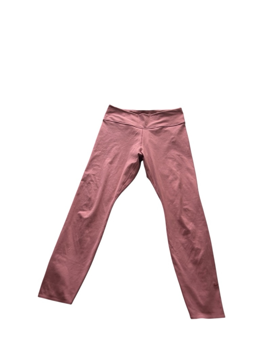 Nike pink mid rise leggings